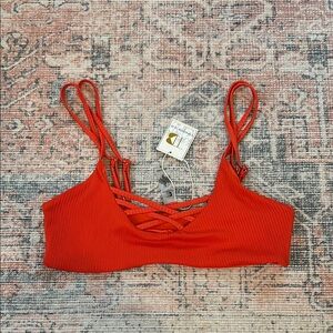 TiniBikini Blood Orange Swim Top Size XS